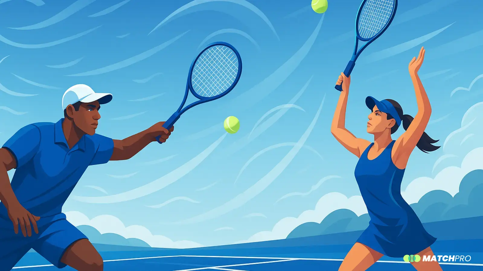 Flat Serve vs Kick Serve for Windy Days