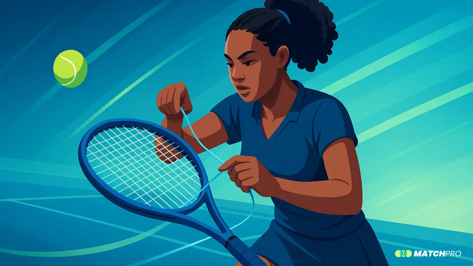 Choosing Strings for Optimal Power in Tennis