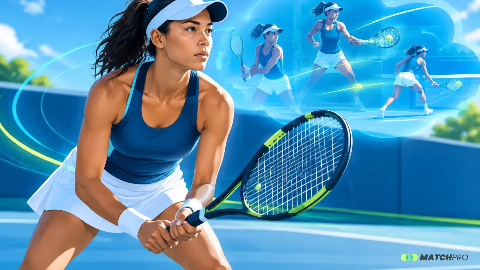 Mejora tu estrategia de tenis con visualización