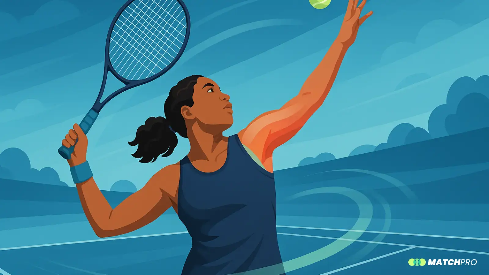 Serve Technique for Shoulder Injury Recovery