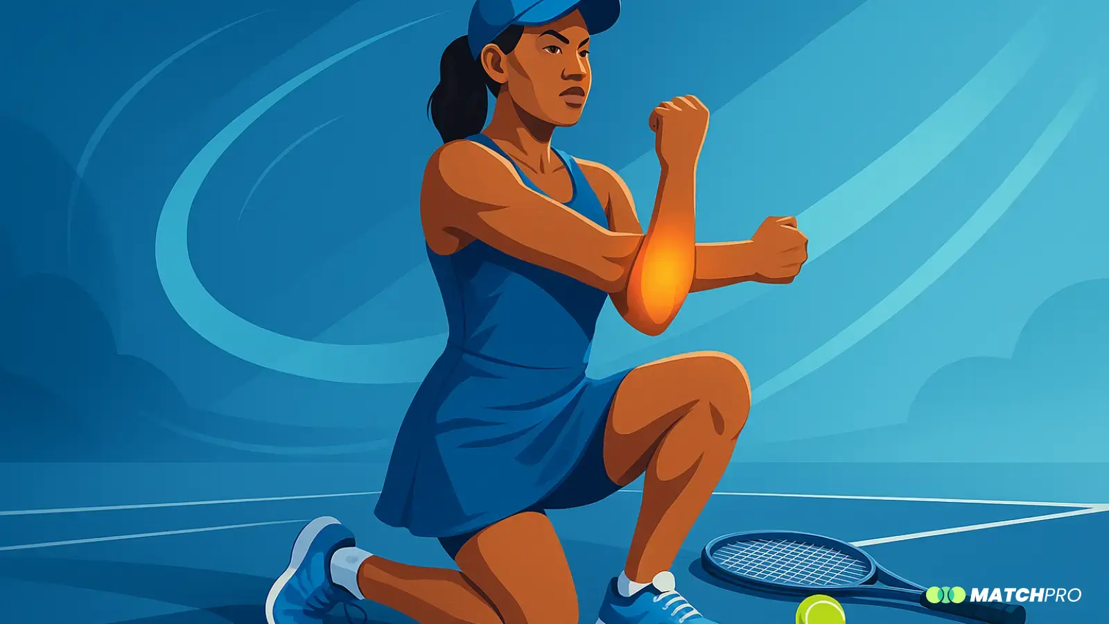 Ejercicios para prevenir lesiones de codo en tenis